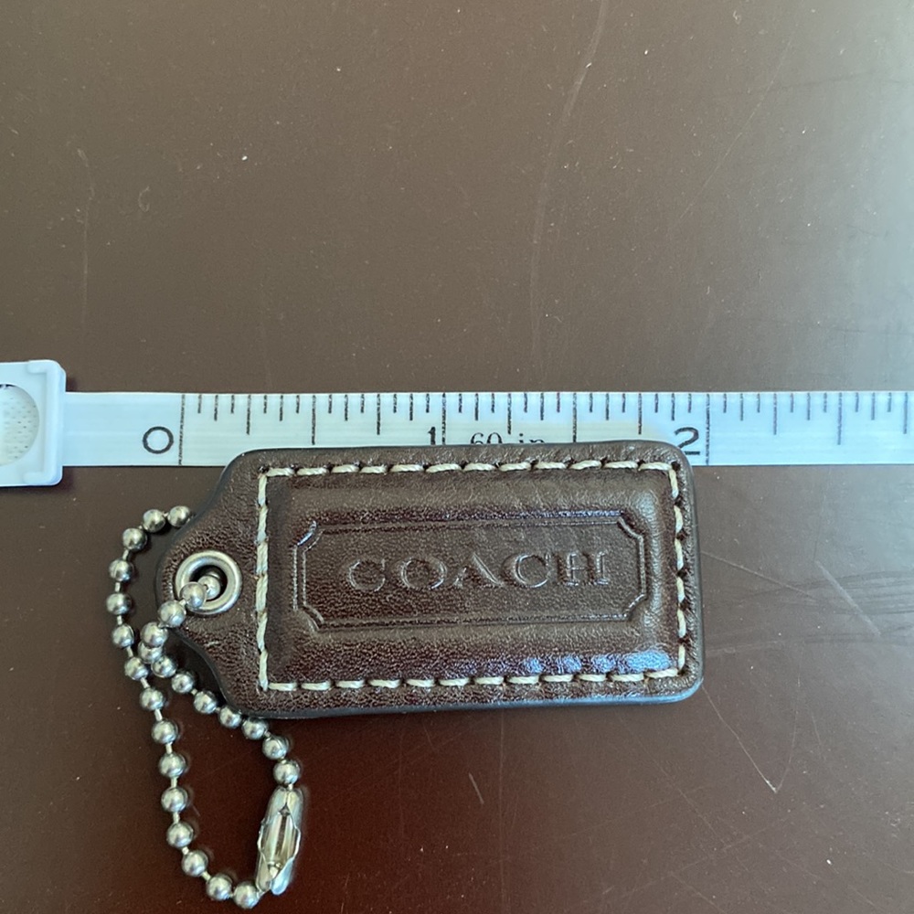 Coach Key Fob Charm brown - Picture 3 of 4